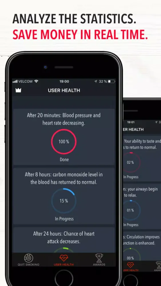 Quit smoking now – smoke free Screenshots