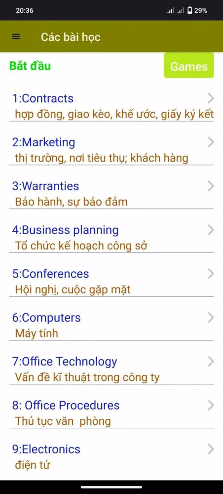600 Từ Vựng TOEIC Screenshots
