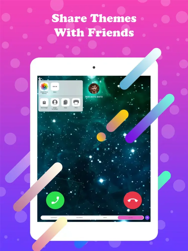ภาพหน้าจอของ Color Phone Screen Themes iPad 