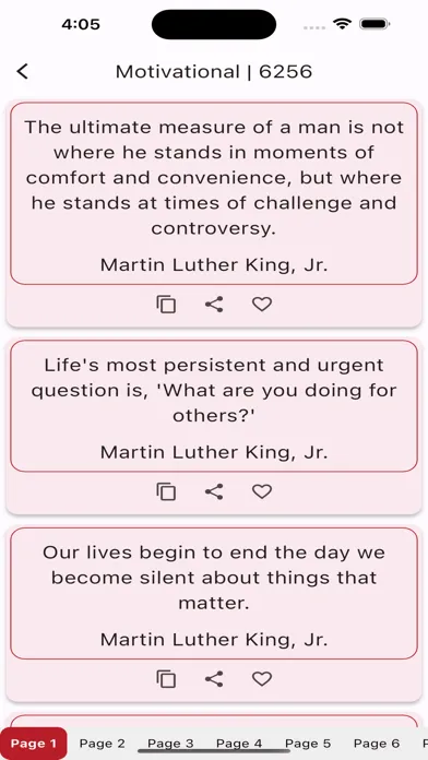 Quotes Offline Collection スクリーンショット