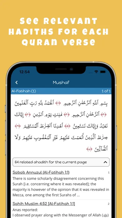Captures d'écran de Qurani: Quran, Hadith & Tafsir