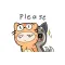 Amber Dog & Angel Cat. Stickers by Design73
