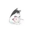 Beauty Dog & Beast Cat. Stickers by Design73 Beauty Dog & Beast Cat. Stickers by Design73