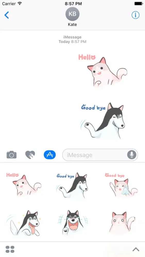 Screenshot di Beauty Dog & Beast Cat. Stickers by Design73