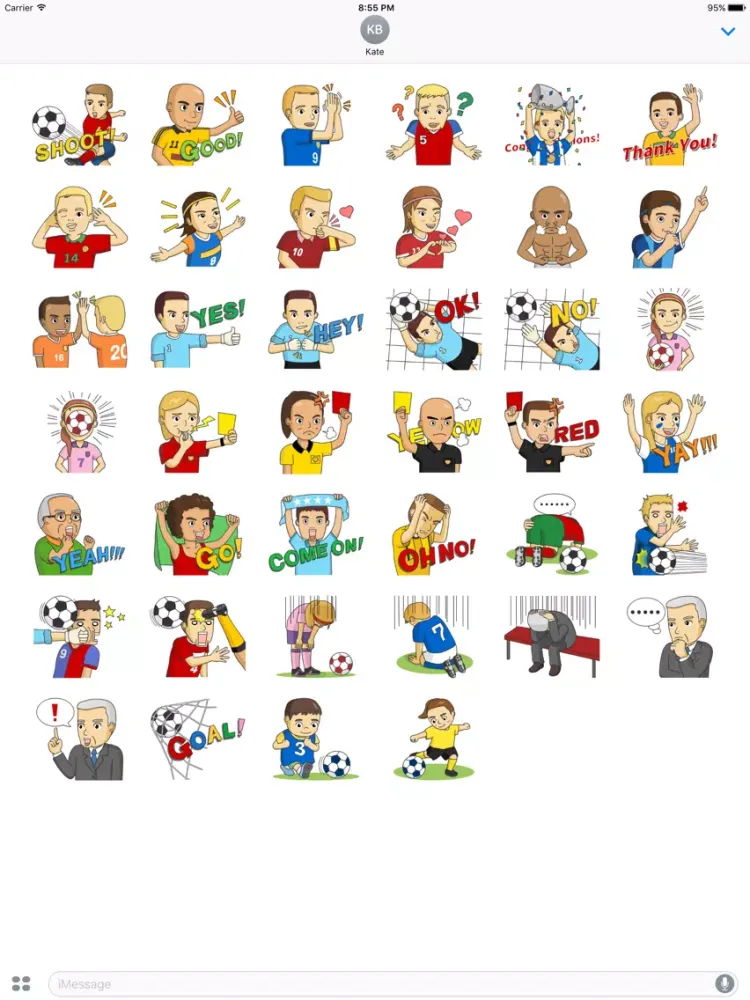 BallMoji. Stickers by Design111 iPad  Ekran Görüntüleri