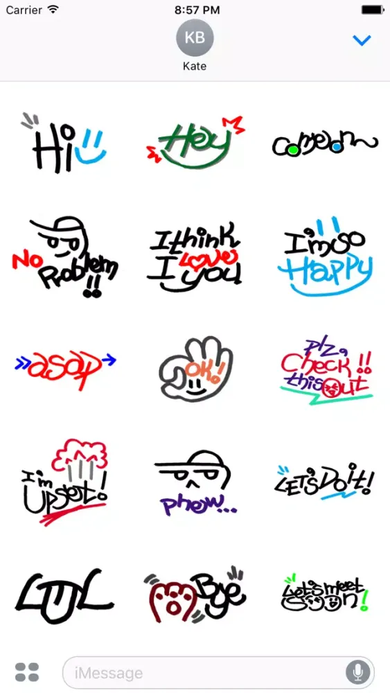 Greetings. Stickers by Design111 স্ক্রিনশট