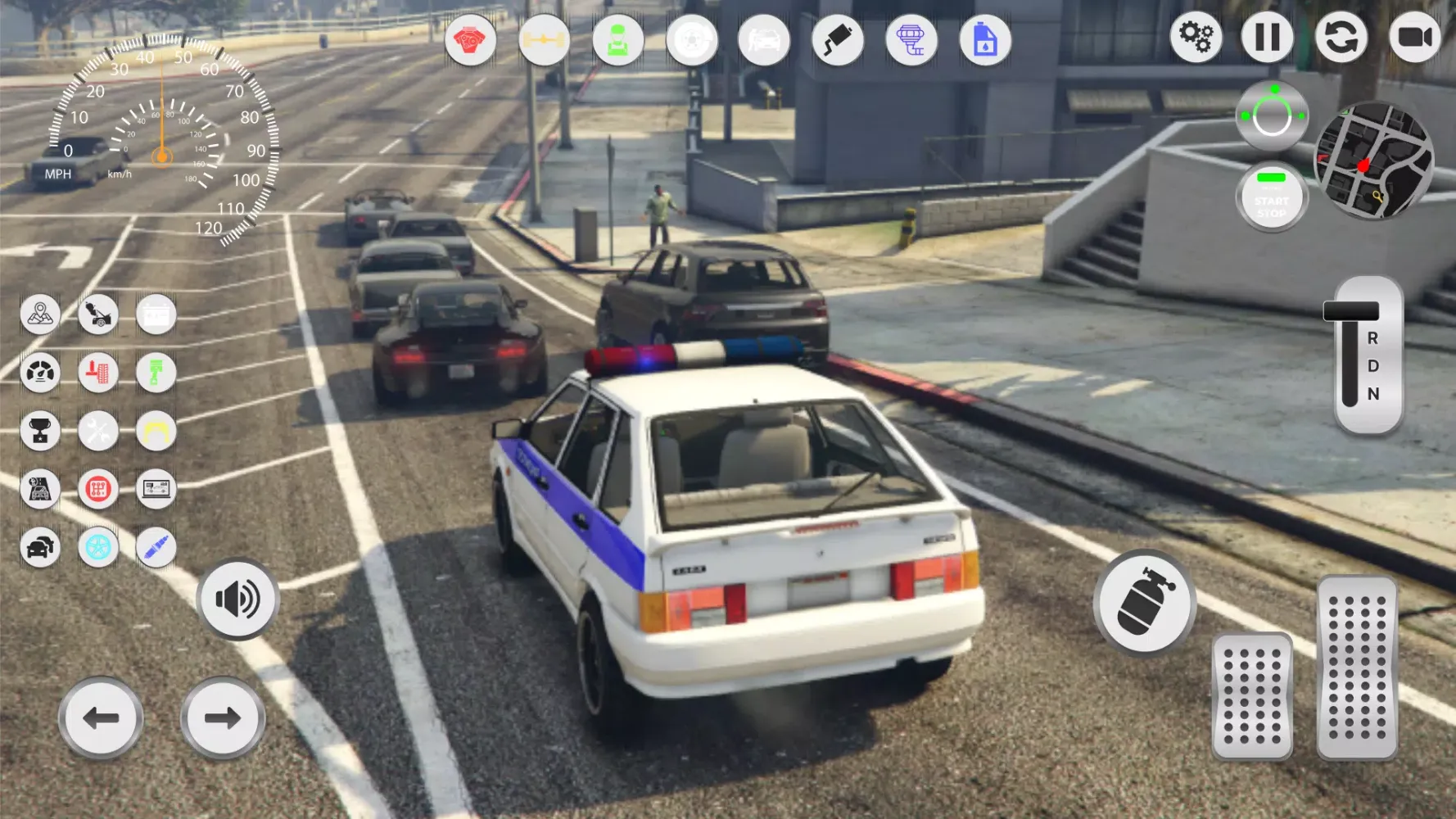 Lada 2114 Police Pursuit Screenshots
