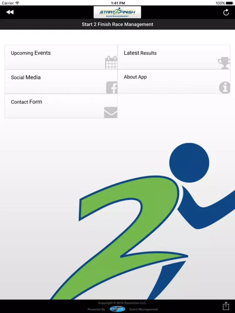 Capturas de tela do Start 2 Finish Race Management iPad 