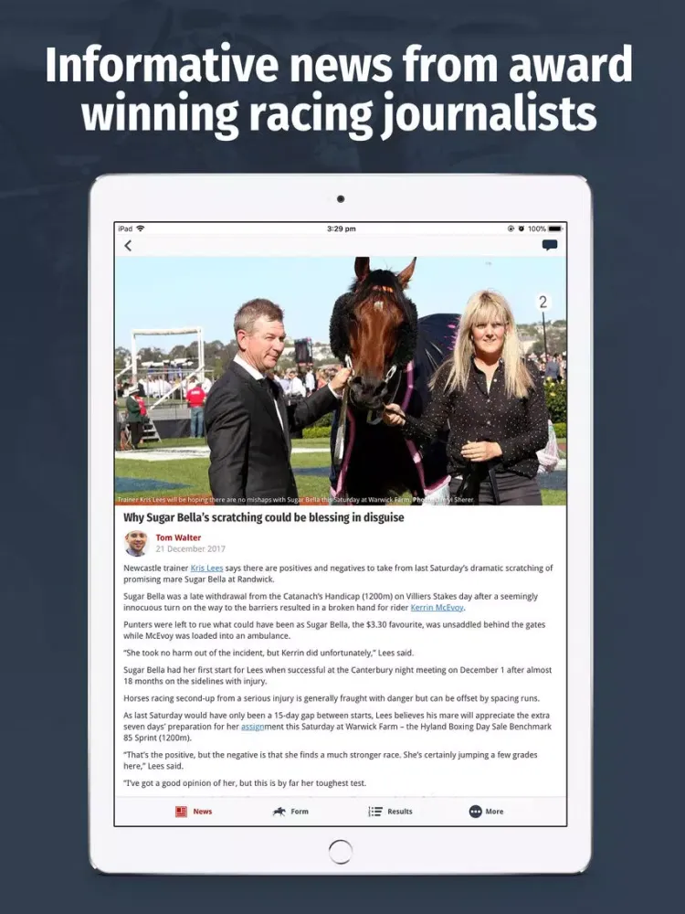 Скриншоты Racenet – Horse Racing Form iPad 