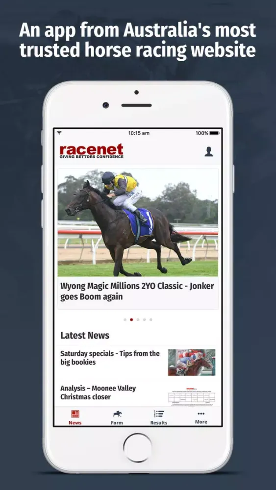 Скриншоты Racenet – Horse Racing Form