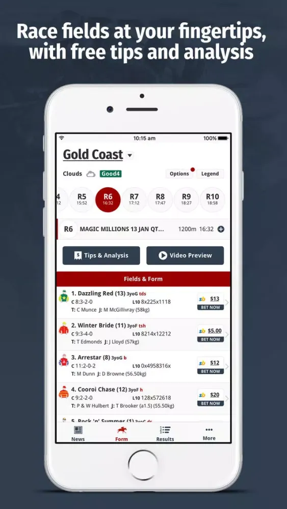 Скриншоты Racenet – Horse Racing Form