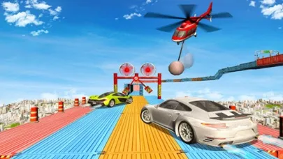 Racing Car Stunts On Tracks 3d应用截图