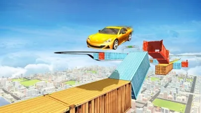 Racing Car Stunts On Tracks 3d应用截图