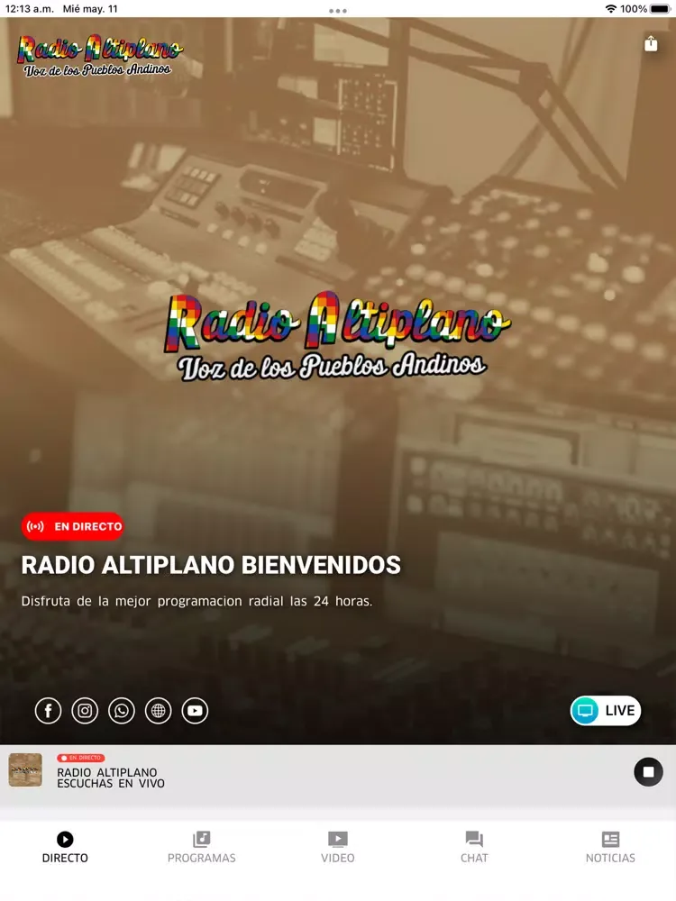 Radio Altiplano iPad  স্ক্রিনশট