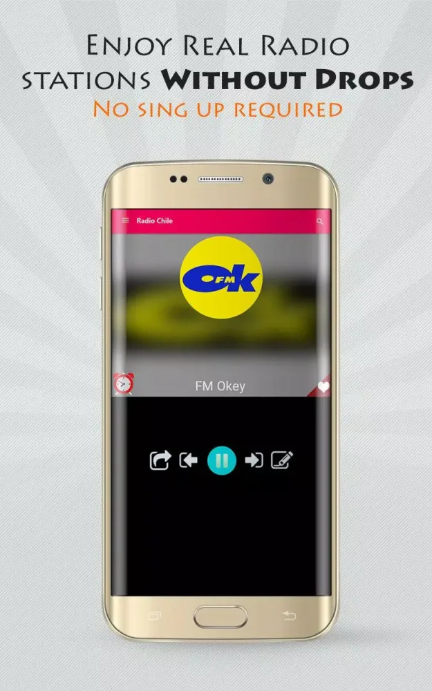Tangkapan layar Radio Chile