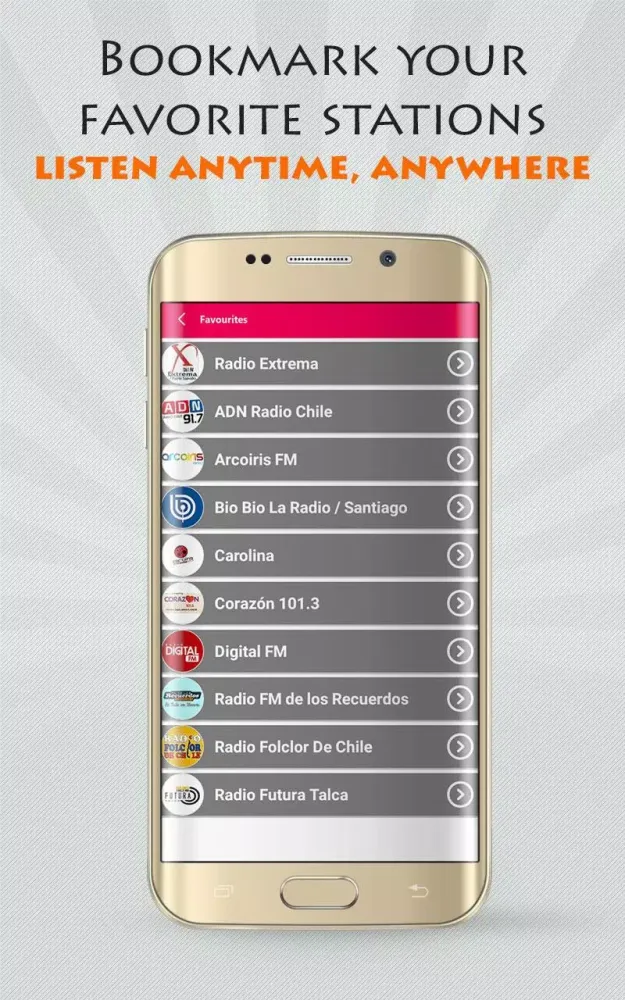 Tangkapan layar Radio Chile