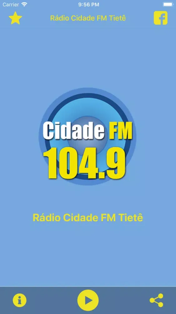 Rádio Cidade FM Tietê應用截圖