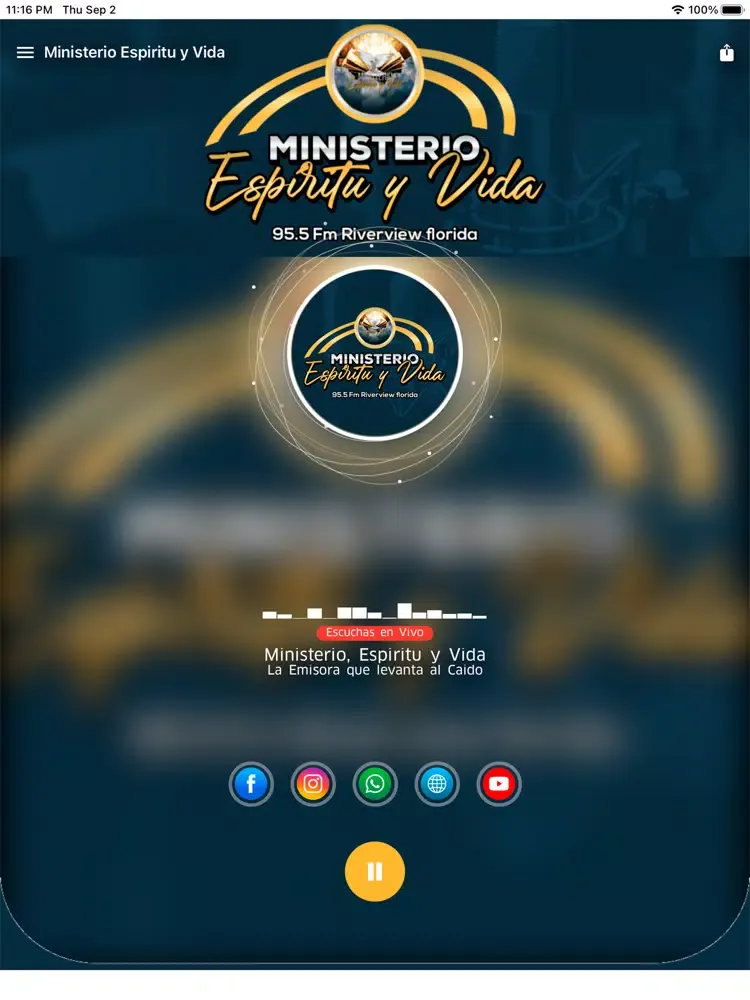 Ministerio Espíritu y Vida iPad  سکرین شاٹس