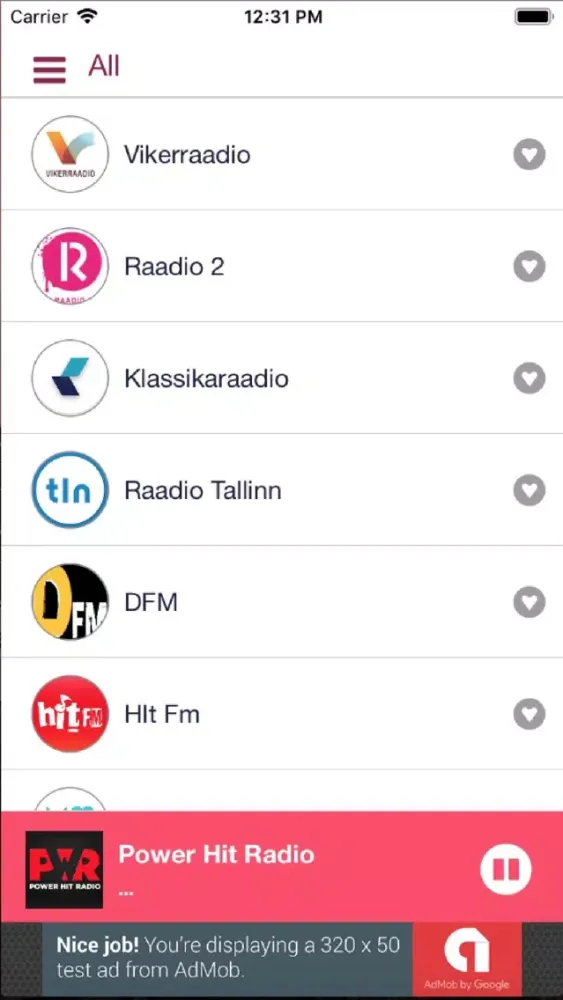 Radio Estonia स्क्रीनशॉट