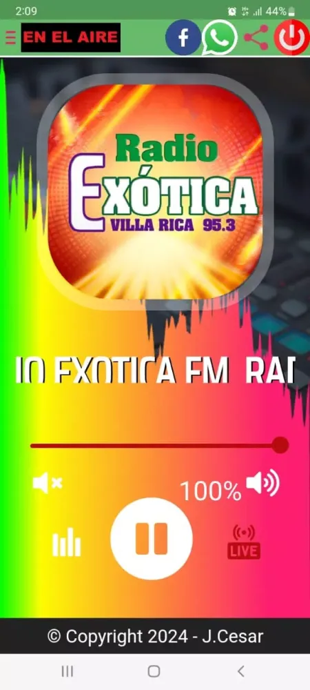 Radio Exótica 95.3 Fm Screenshots