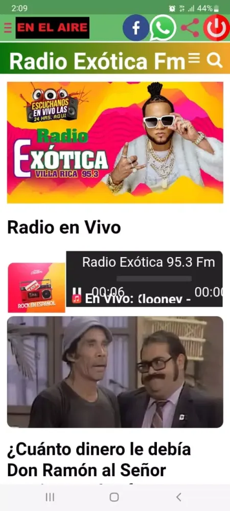 Radio Exótica 95.3 Fm Screenshots