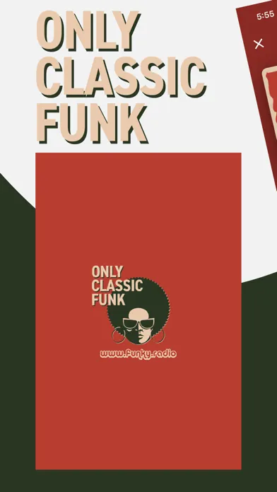 Tangkapan layar FUNKY RADIO Classic Funk only
