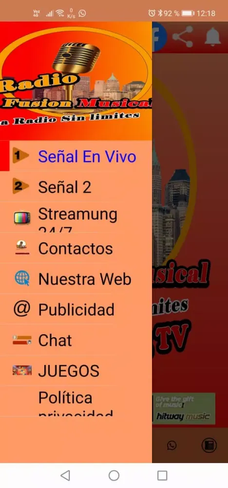 Radio Fusión Musical应用截图