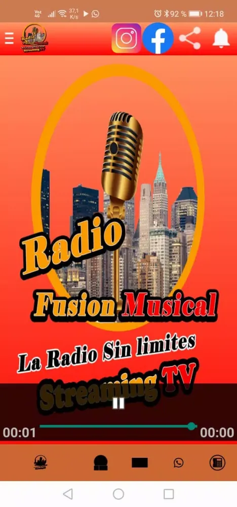 Radio Fusión Musical应用截图