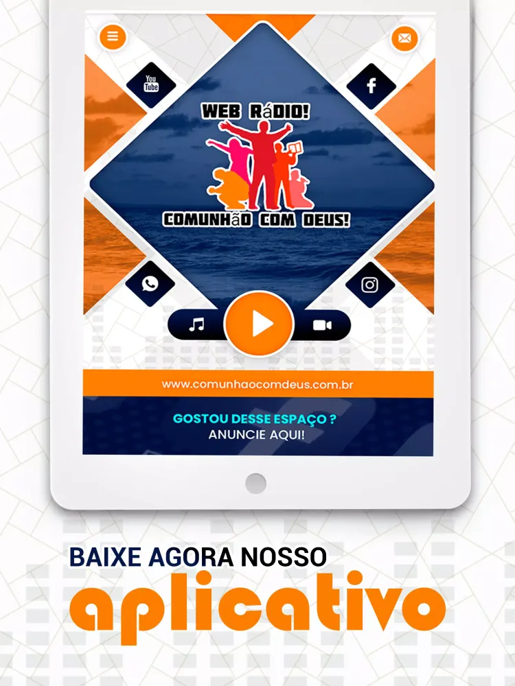 Capturas de tela do Rádio IARF (Igreja Apostólica)