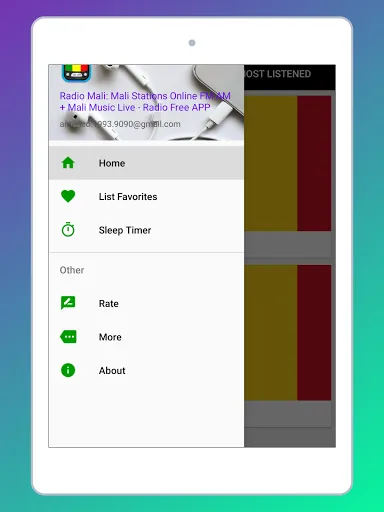 رادیو مالی سپیدار سیستم Screenshots