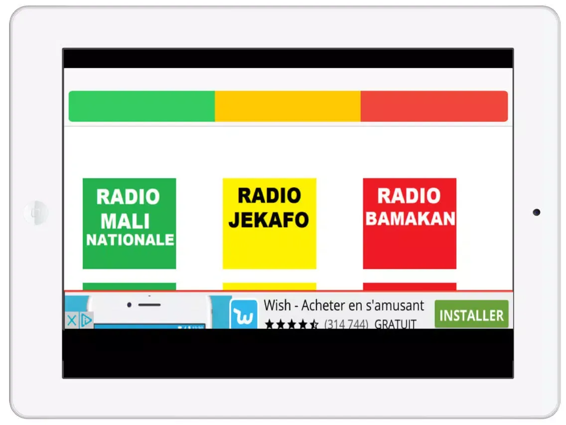 Radio Mali iPad 應用截圖