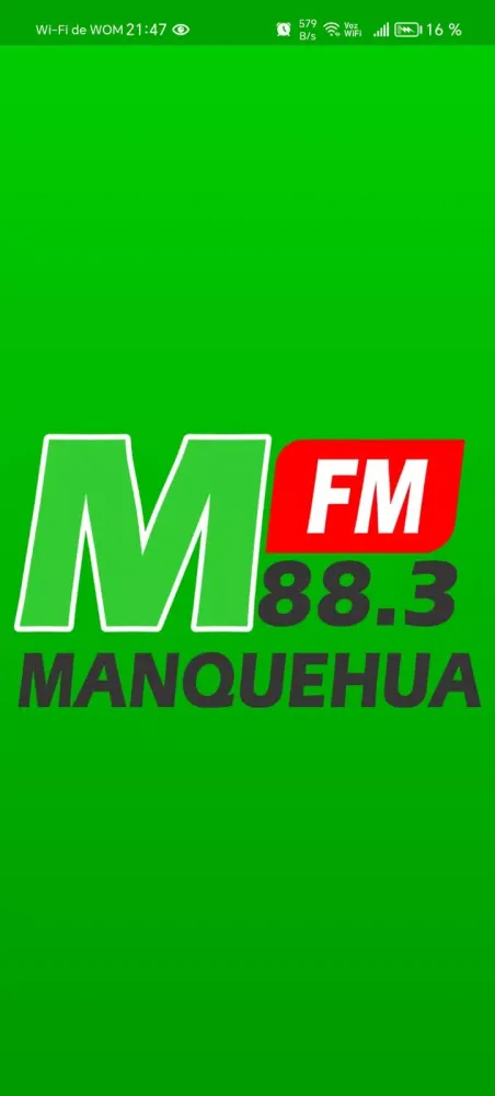 Capturas de tela do Radio Manquehua FM