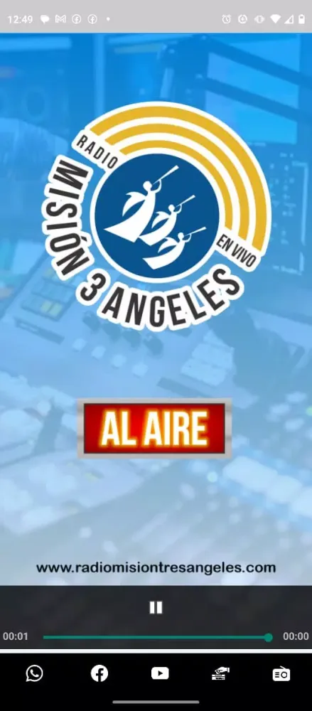 Capturas de tela do Radio Mision 3 Angeles