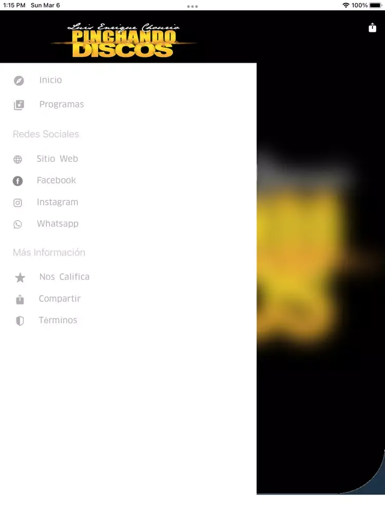 Capturas de tela do Pinchando Discos iPad 
