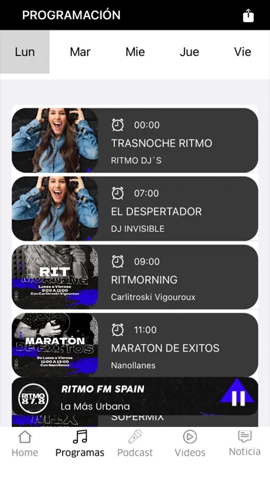Capturas de pantalla de Ritmo FM Spain