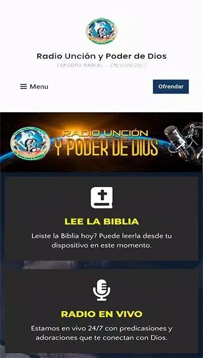 Radio Uncion y Poder De Dios Screenshots