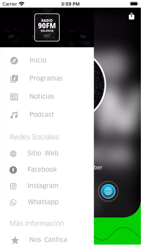 Capturas de tela do Radio 90 FM Valencia