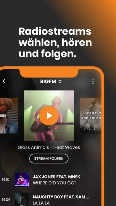 Screenshot di bigFM Radio