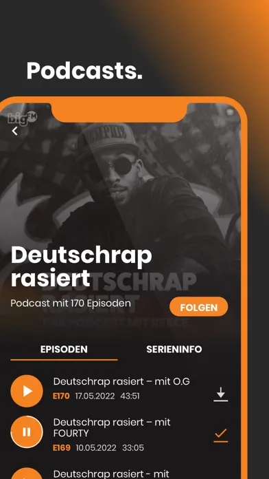 Screenshot di bigFM Radio