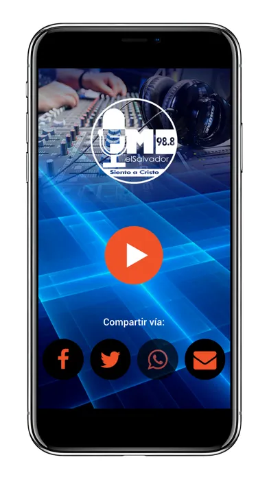 Ảnh chụp màn hình của Radio El Salvador 98.8 FM