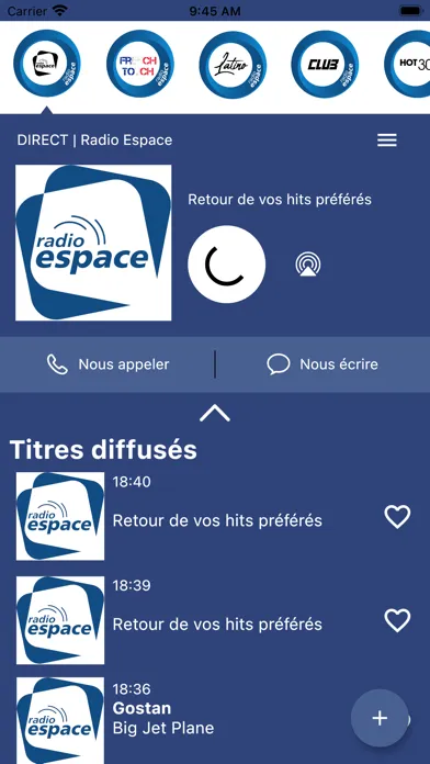 Radio Espace Screenshots
