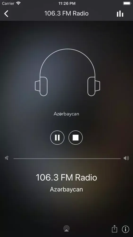 Tangkapan skrin Azərbaycan Radio (Azerbaijan)
