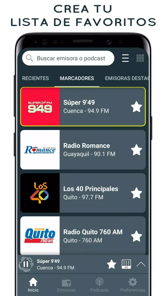 Radio Ecuador - online radio Screenshots
