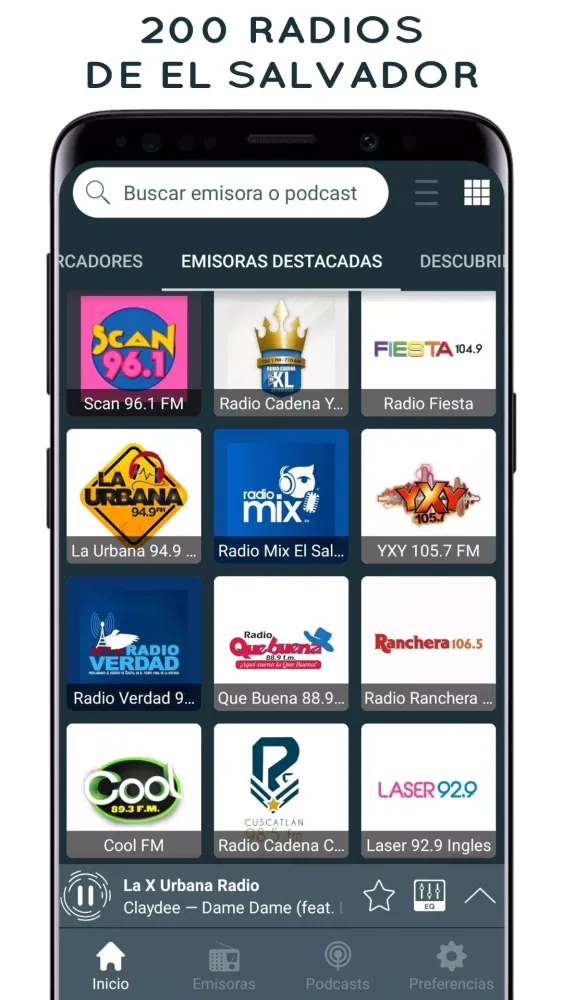 Capturas de pantalla de Radios de El Salvador en vivo