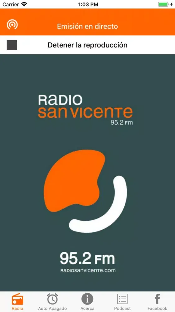Radio San Vicente. سکرین شاٹس