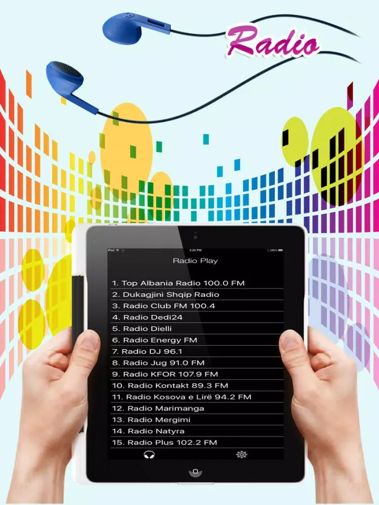 Radio Shqipe - Albanian Radio Stations iPad  Screenshots