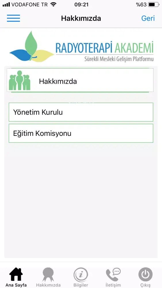 Radyoterapi Akademi 스크린샷