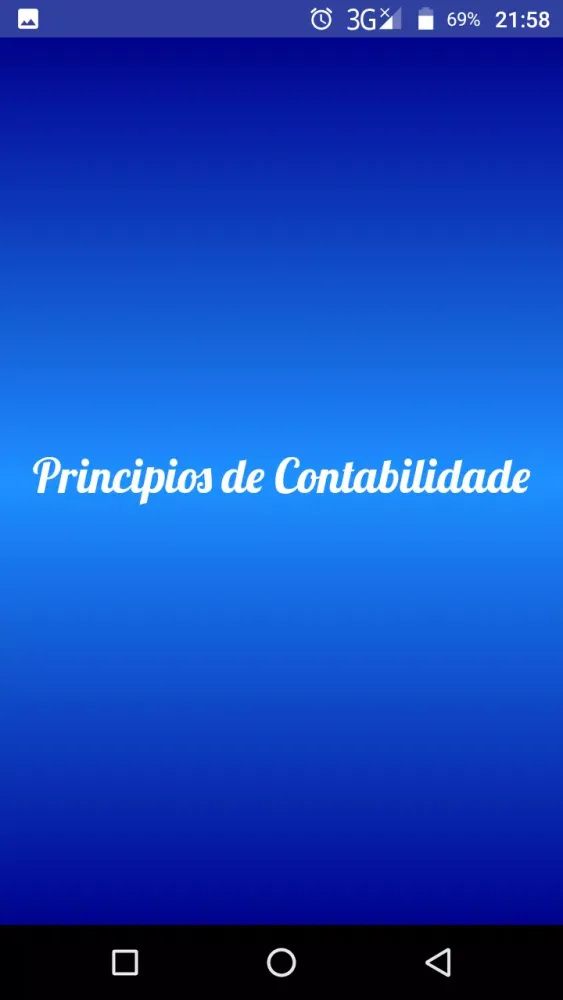 PRINCÍPIOS DE CONTABILIDADE Screenshots