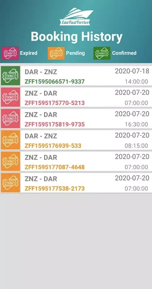 Zrzuty ekranu Zan Fast Ferries