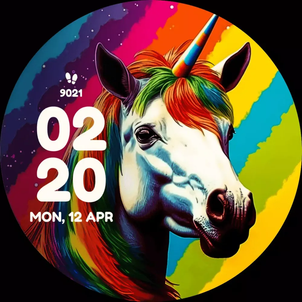 Rainbow Colorful Watch Faces Screenshots